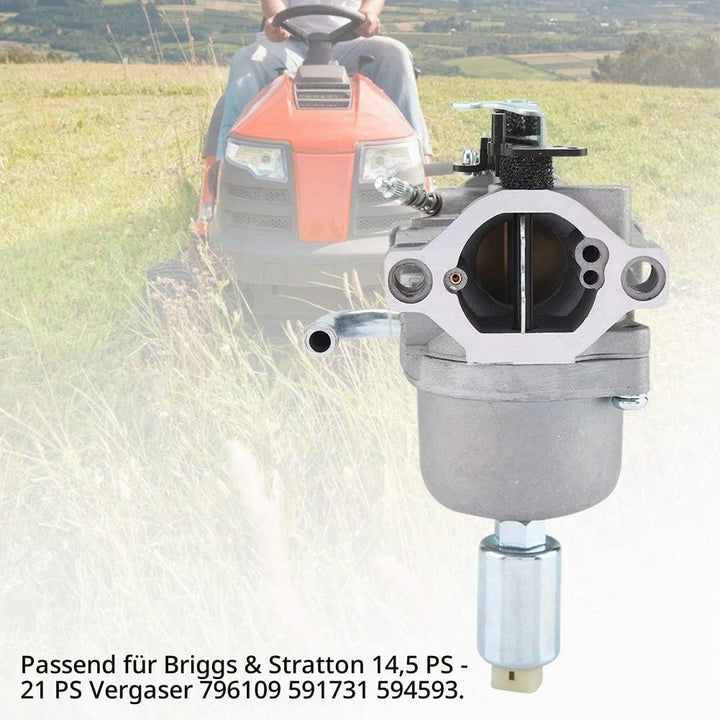 TOPINCN Vergaserset,Vergaser für Briggs & Stratton 14,5 PS - 21 PS Vergaser 796109 591731 594593