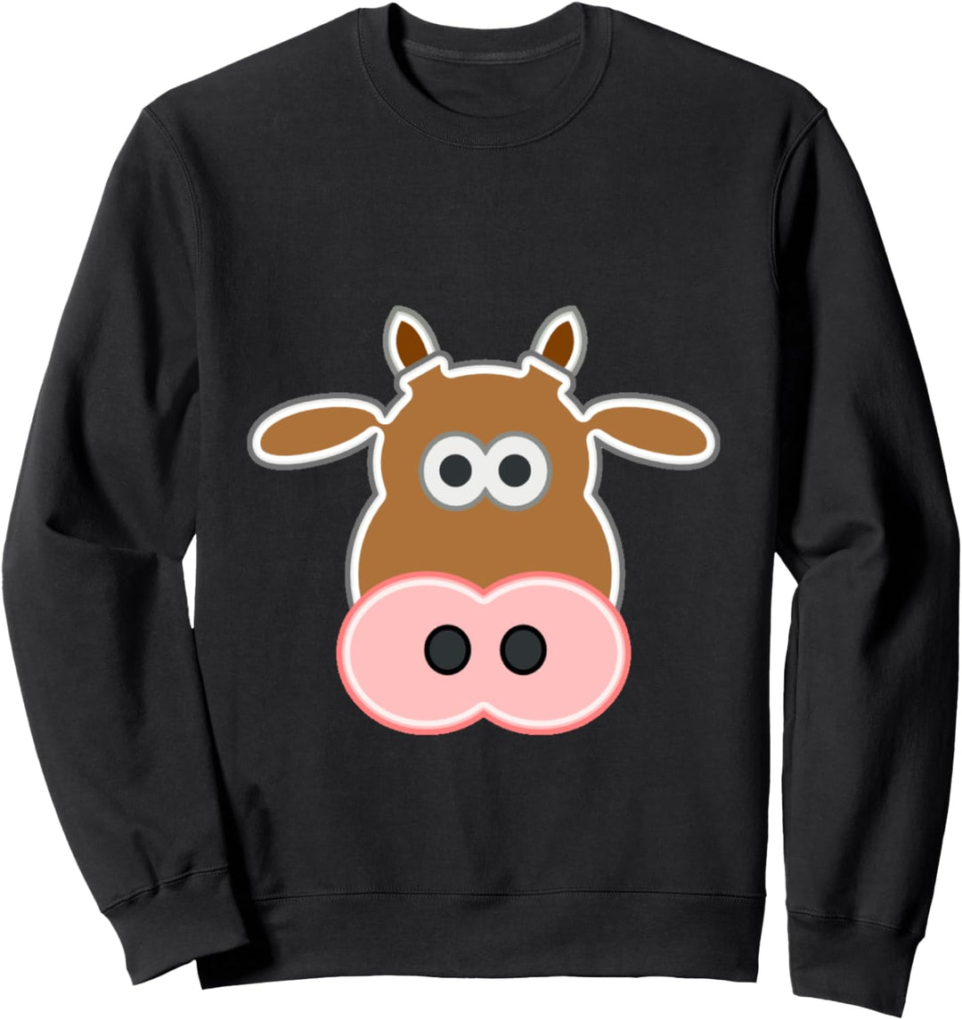 Kuh muhende Nutztiere Sweatshirt