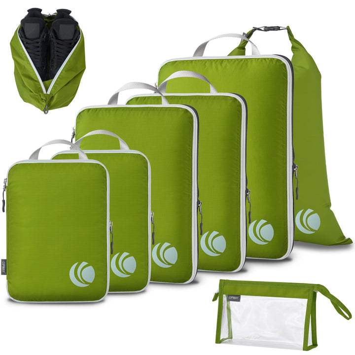 Cipway Kompression Koffer Organizer Set für Rucksack ，Ultraleichte Packtaschen Compression Packing C