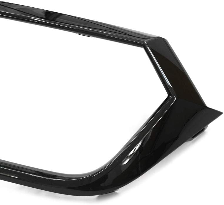Skoda 5E3853761AF9R Abdeckleiste Kühlergrill Tuning black magic perleffekt