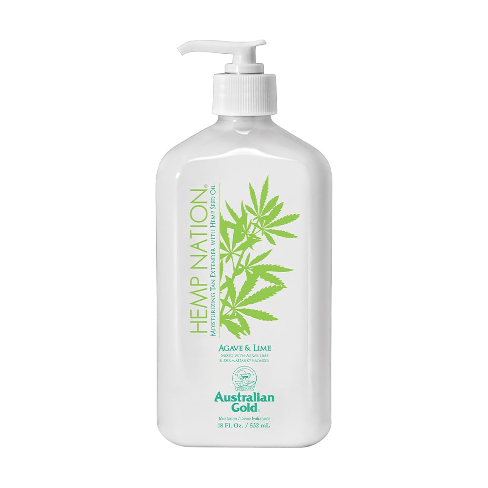 Australian Gold - Hemp Nation Agave & Lime Tan Extender Body Lotion 535 ml