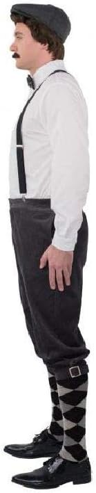 shoperama Hochwertige Knickerbocker Cord Hose 20er Jahre Herren Paper Boy Oktoberfest Tracht Kostüm-