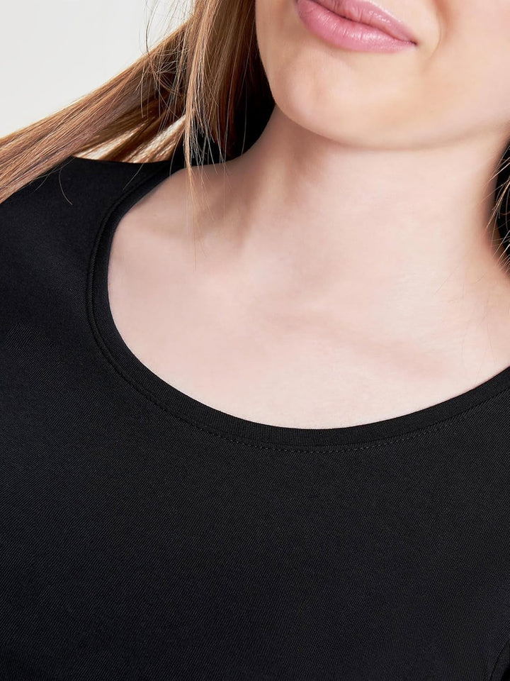 ONLY 3er Pack Damen T-Shirt schwarz oder weiss Kurzarm lang Basic Sommer T-Shirts XS S M L XL 152091