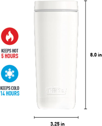 Thermos Guardian Collection Reisebecher, Edelstahl, 530 ml, Weiss 1 Count (Pack of 1) Weiss, 1 Count