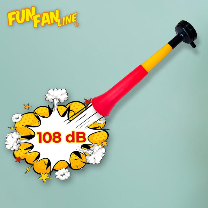 3er-Pack Vuvuzela. Trompeten DREI Teilen. Kompakte zerlegbare Hupe für Partys und Sportveranstaltung