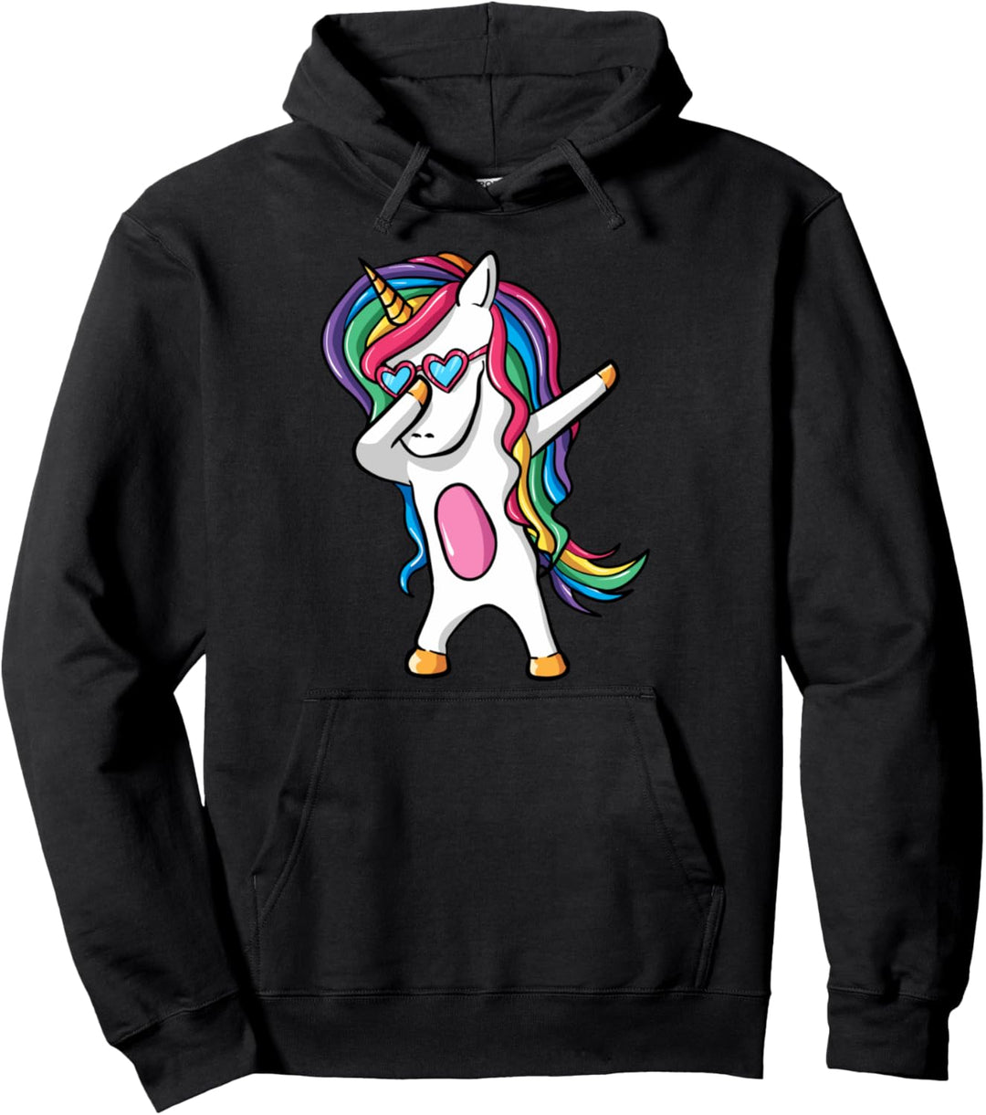 Dabbing Unicorn Dab tanzendes Einhorn Pullover Hoodie