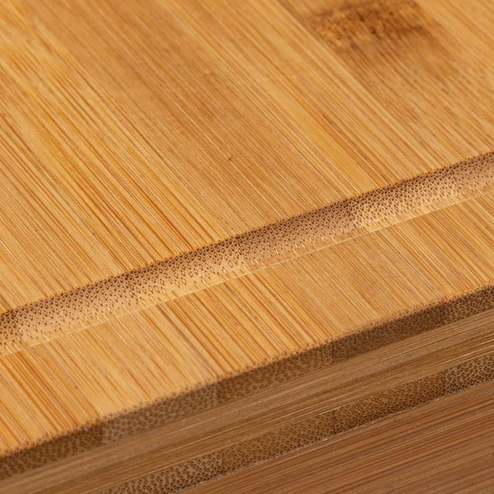 5five – 52 x 58 cm Bambus-Kochfeldabdeckung (3-in-1). Schneidebrett aus Holz, Spritzschutz und Kochf