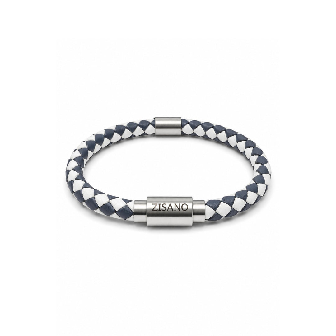 ZISANOPOWER Power &amp; Balance Armbänder - Versch. Farben &amp; Grössen - Echtes Lederarmband Herren Damen