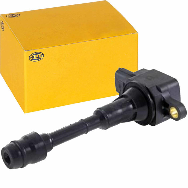 HELLA 5DA 358 057-221 Zündspule - 3-polig - Kerzenschachtzündspule - geschraubt