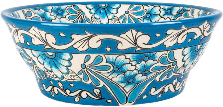 Lorena prima - Talavera mexikanisches Waschbecken mit Refief - Cerames | Aufsatzwaschbecken 42,5 x 1