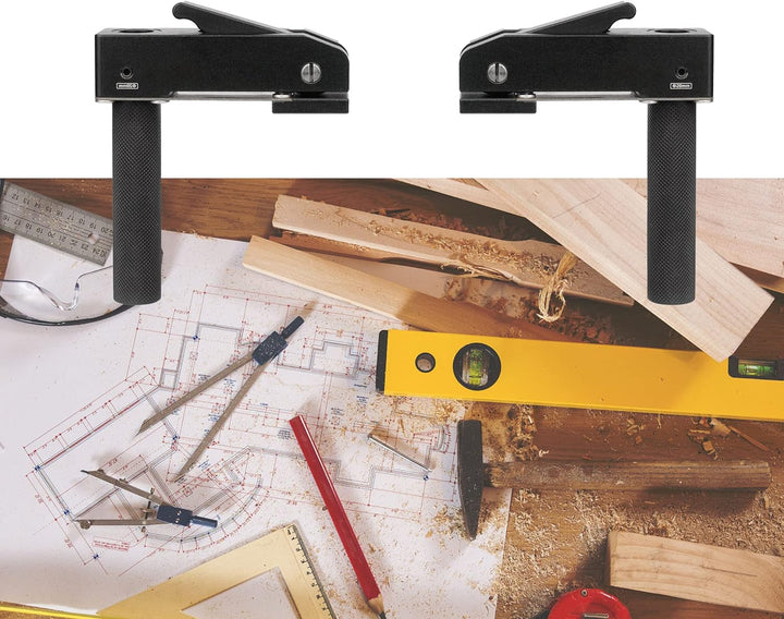 2er-Pack MFT-Halteklemmen, Desktop-Schnellhalteklemme, verstellbare, schnelle, feste Klemme, Tischpl