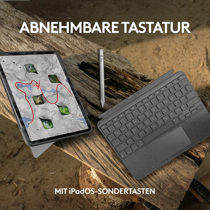 Logitech Combo Touch iPad Pro 11 Zoll (1., 2., 3., 4. Generation – 2018, 2020, 2021, 2022) Tastatur-