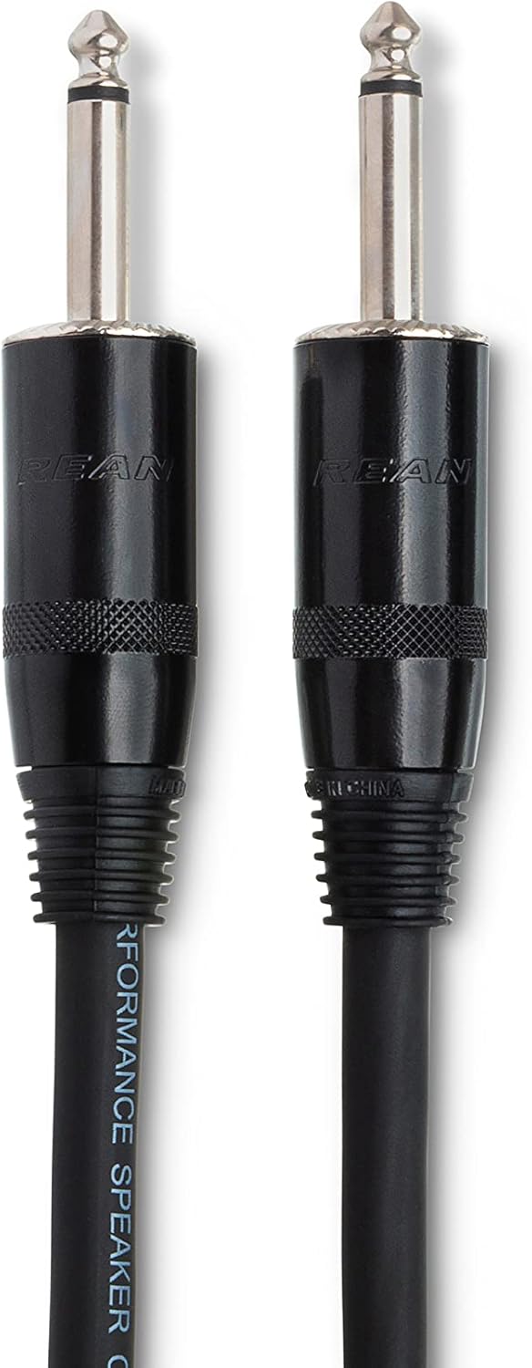 Hosa SKJ-420, Pro Speaker Cable, REAN 1/4 in TS to Same, 20 ft 20-Feet, 20-Feet