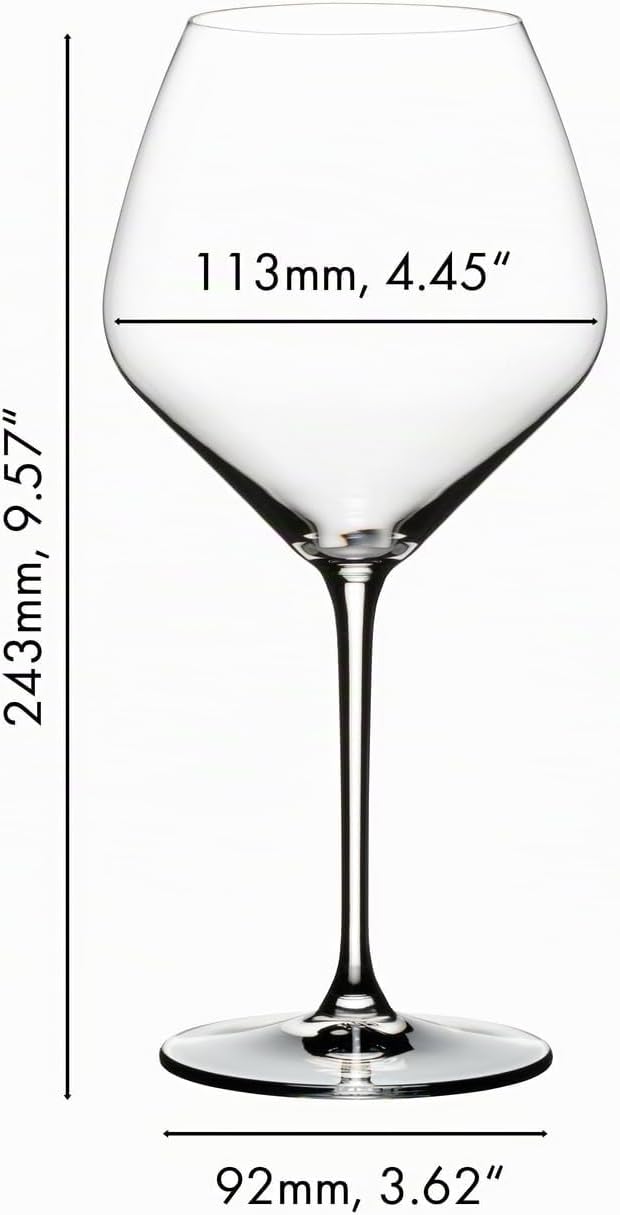 Riedel Extreme Glas, 2 Stück, glas, durchsichtig, 2er-Set Spätburgunder, Spätburgunder