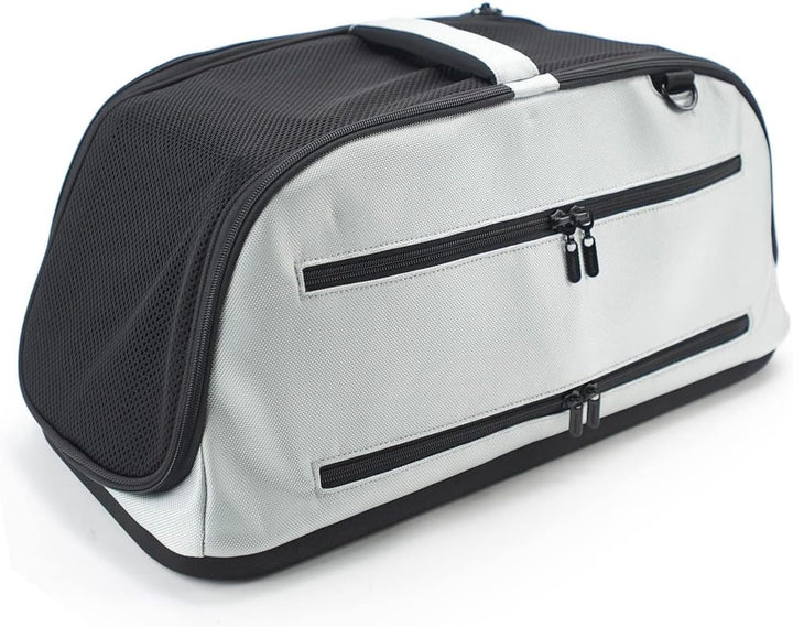 Sleepypod Air Haustier-Flug-Reisetasche, Glacier Silver, 1 Stück (1er Pack) glacier silver L 56 x B