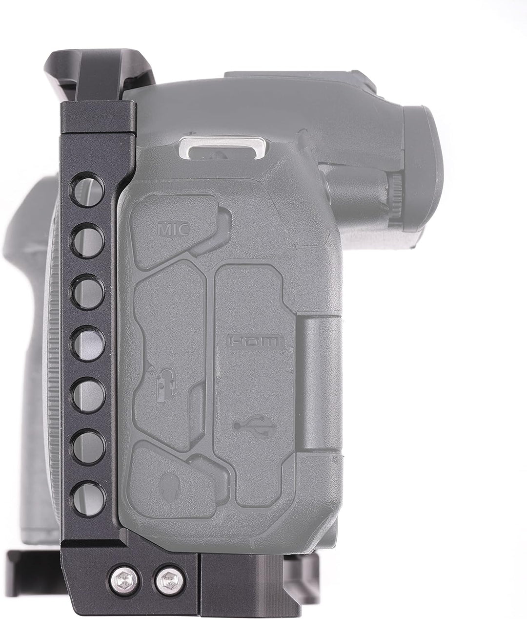 R7 Cage Mit oberem Handgriff, Hersmay Aluminium Kamerakäfig Camera Cage für Canon EOS R7 Kameras, Vl