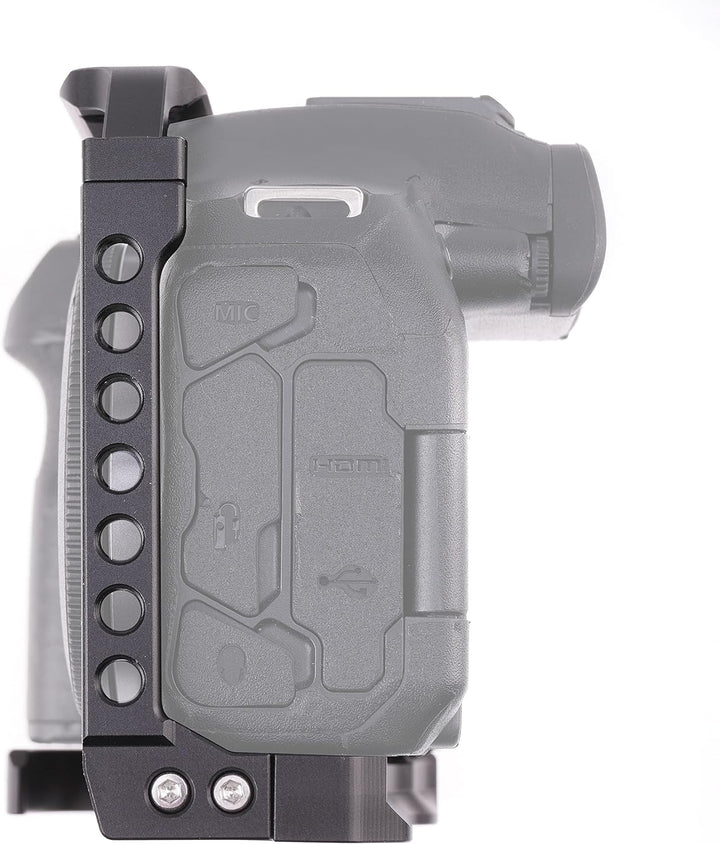 R7 Cage Mit oberem Handgriff, Hersmay Aluminium Kamerakäfig Camera Cage für Canon EOS R7 Kameras, Vl