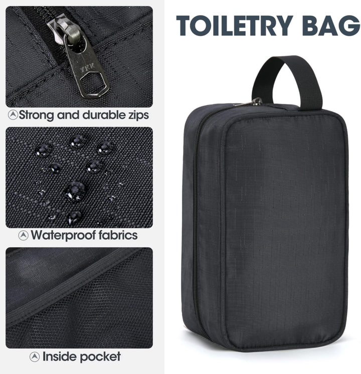 Faltbare Reisetasche 65L 80L 100L Grosse Leichte Sporttasche mit Schuhfach für Herren Damen Weekende