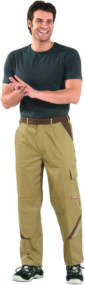 Planam Highline Herren Bundhose Khaki braun Zink Modell 2324, Grösse 56 Khaki/Braun/Zink 56, Khaki/B