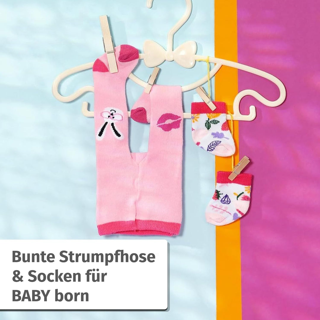 Baby Born Strumpfhose und Socken im Set für 43 cm Puppen, Set Nicht frei wählbar 836064 Zapf Creatio
