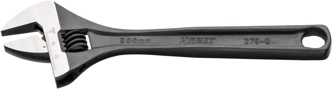 Hazet Einmaulschlüssel verstellbar phosphatiert DIN3117 Form A 205mm Länge: 205 mm, Länge: 205 mm