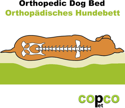 CopcoPet Rücksitz Hundeautositz Autohundebett Hundebett Transportbett Autoschondecke (55 x 70 x 38 c