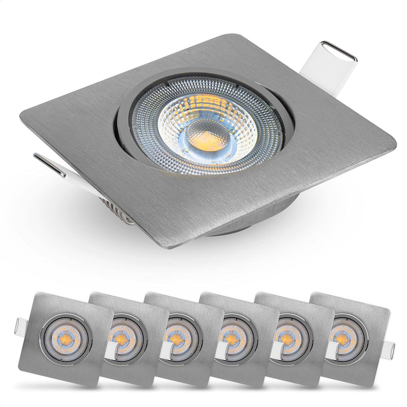 Emos LED Einbaustrahler 230V, 5W / 450lm, 50° schwenkbar, warmweiss 3000k | Einbaustrahler LED Spot