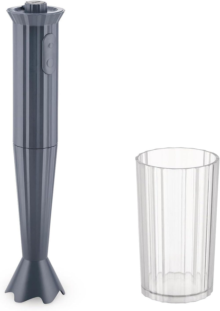 Alessi Plissé MDL10 G - Stabmixer mit Messglas, Thermoplastisches Harz, Europäischer Stecker 500W, G