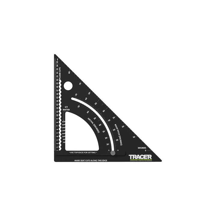 TRACER 7" ProSquare Einstellbares Messinstrument (Professionelles Vierkantwerkzeug für den Bau mit a