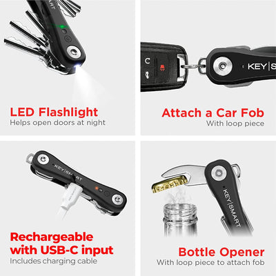 KeySmart iPro – Apple Find My App kompatibel – Find Your Lost Keys Smart Key Organizer Schlüsselanhä