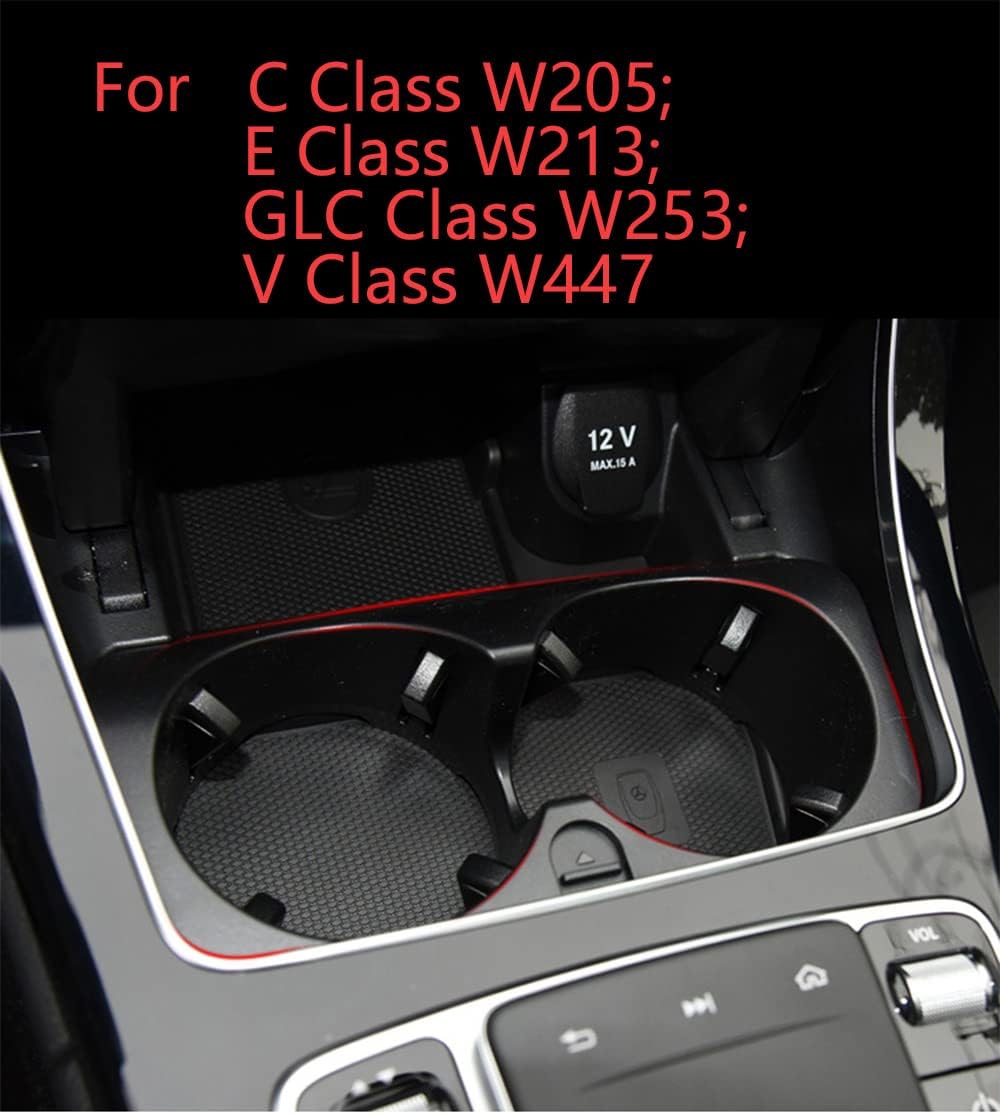 NICAVKIT Mittelkonsolen Getränkehalter W205, Mittelkonsole Becherhalter für W213, Cup Holder für Mer