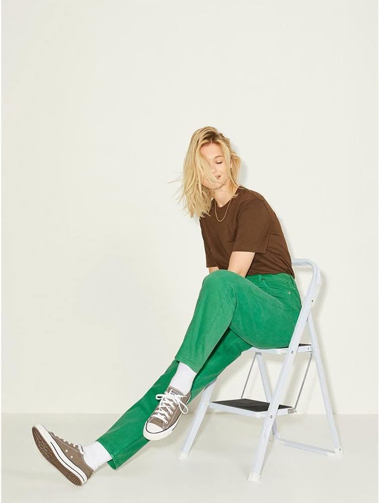JACK & JONES Damen Jjxx Jxlisbon Mom Hw AKM Noos Jeans 24W / 32L Jolly Green, 24W / 32L Jolly Green