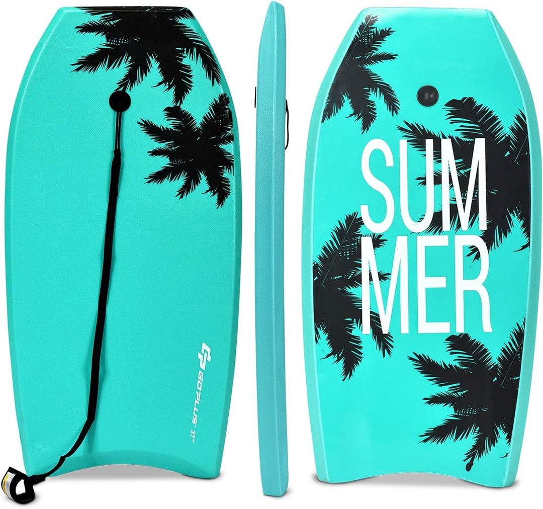 DREAMADE Bodyboard, Sup-Board, Schwimmboard, Schwimmbrett, Surfbrett, Surfboard mit Fussriemen Grün,