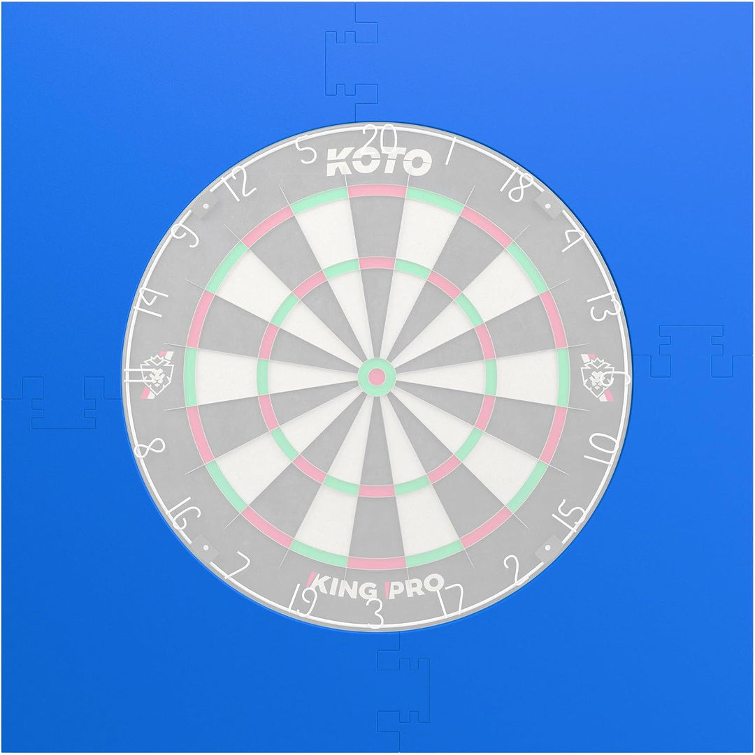 KOTO - 4pcs. Dart Surround, langlebige Dart wandschutz, verhindert Schäden, Eva 4PCS Quadrat Blau, 4
