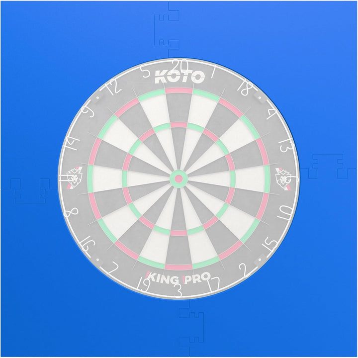 KOTO - 4pcs. Dart Surround, langlebige Dart wandschutz, verhindert Schäden, Eva 4PCS Quadrat Blau, 4