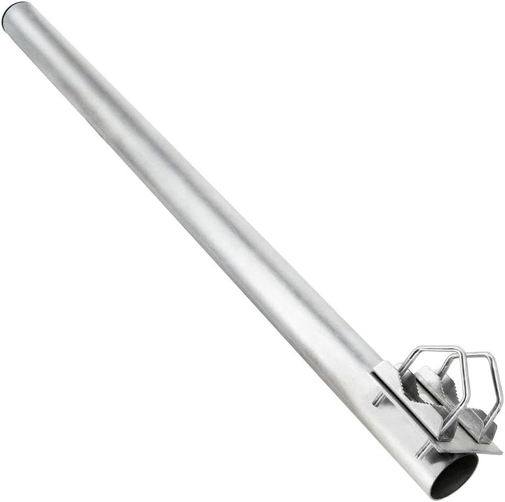 PremiumX Balkon Satelliten-Komplettanlage 4 Teilnehmer 60cm SAT Antenne Quad LNB 10m Kabel 8X F-Stec