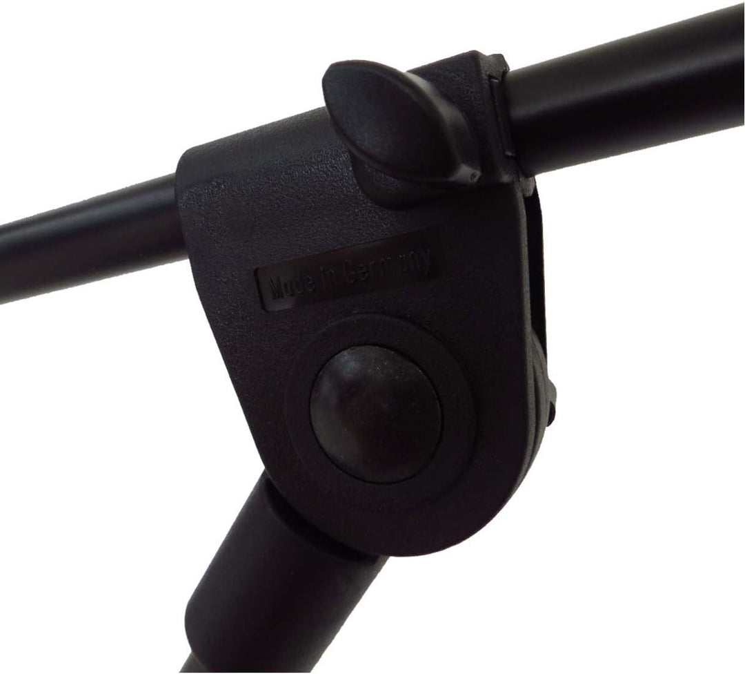 K&amp;M Mikrofonstativ 27700 - Schwarz, Metall, Basic, 3/8" Gewinde, 845-1475 mm, 0.6 kg Belastbarkeit