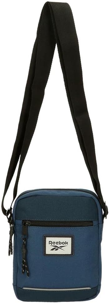 Reebok Dexter Medium Umhängetasche Blau 17x22x6 cm Polyester Bandolera mediana Blau, Bandolera media