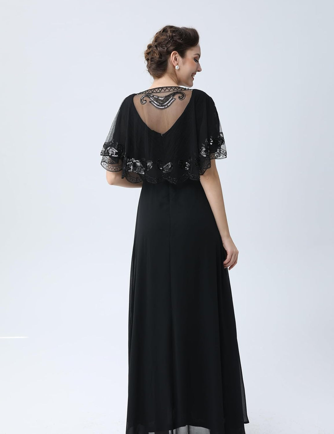 BABEYOND 1920er Jahre Retro Schal Umschlagtücher für Abendkleider Stola für Hochzeit Party Gatsby Ko