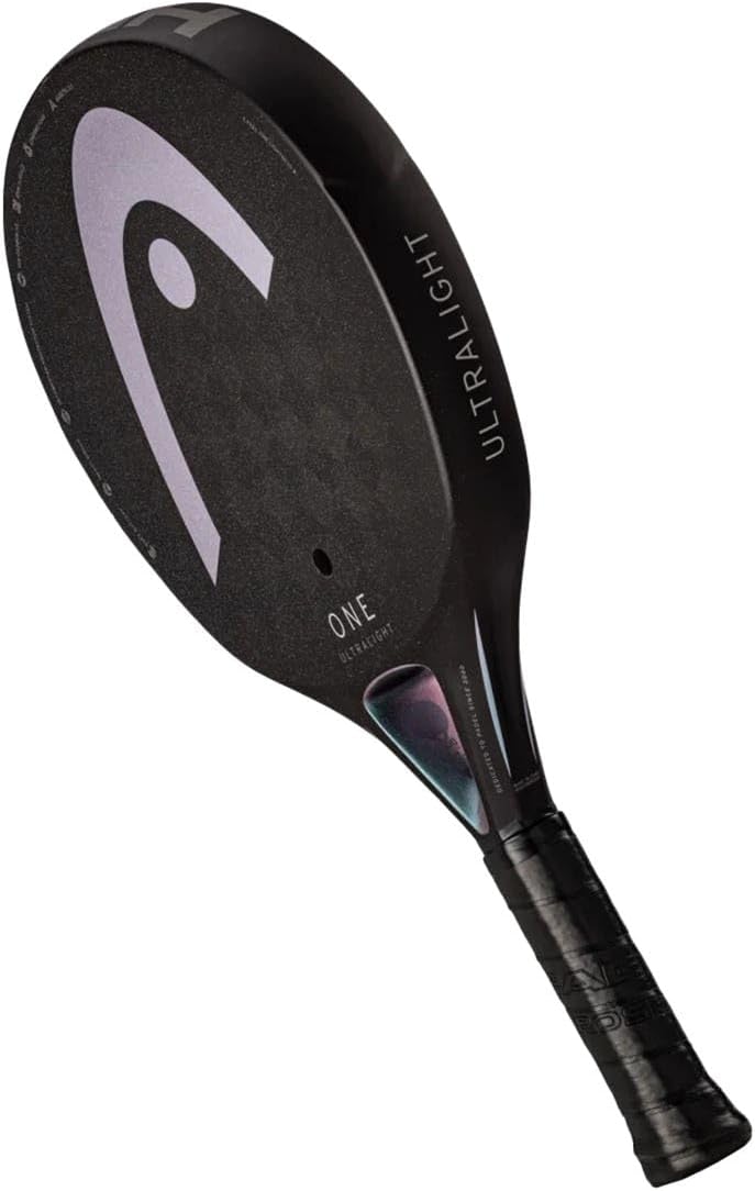 Head ONE Ultralight Padel Racket Paddle Series (White and Black Colors) One UltraLight (Schwarz) (22