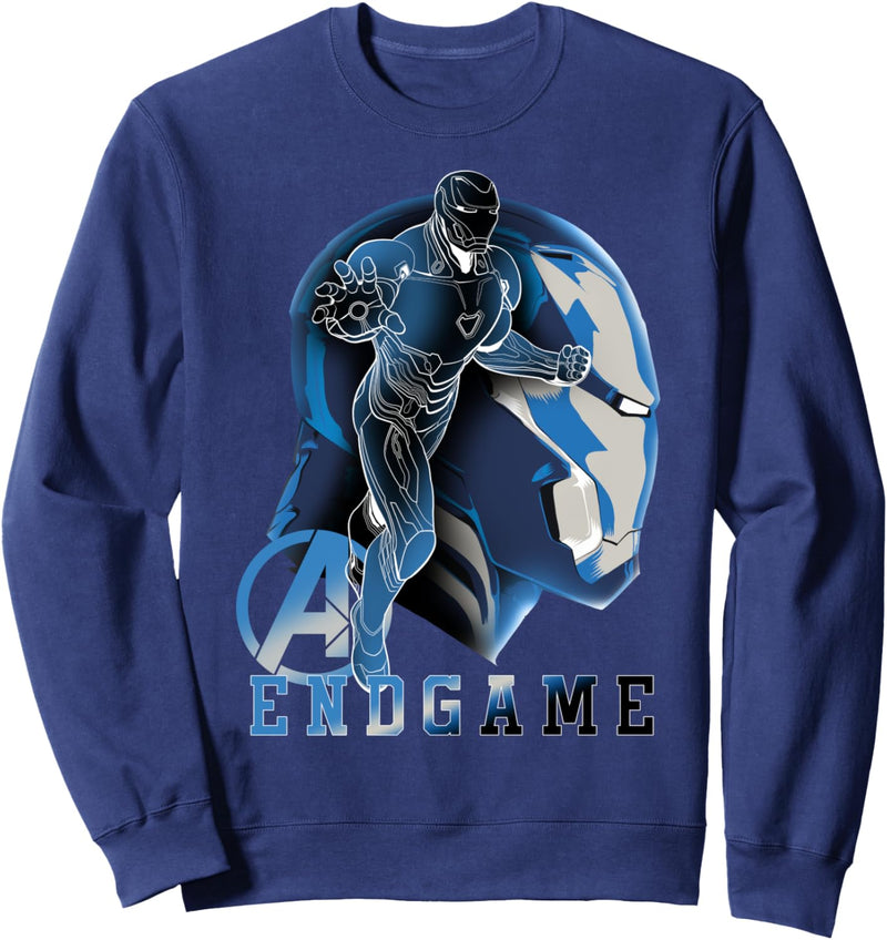 Avengers Endgame Iron Man Silhouette Poster Sweatshirt