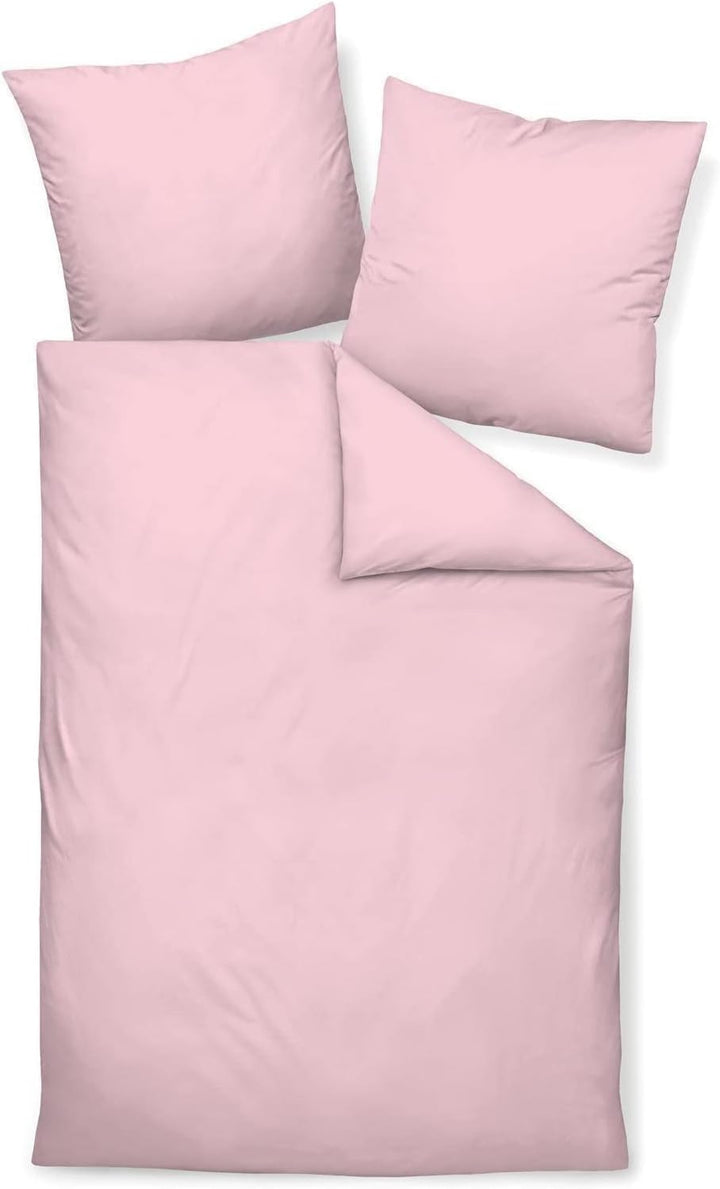 Janine Mako Satin Bettwäsche Uni Colors 240 x 220 cm rosa 240 cm x 220 cm Rosa, 240 cm x 220 cm Rosa