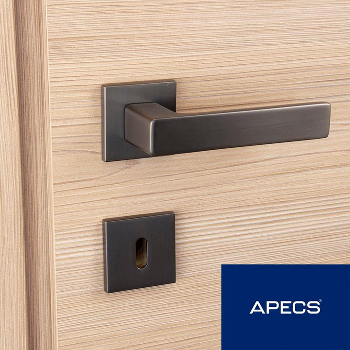 APECS Türgriffe innentüren Modern Türklinke für Haustür und Innentür mit quadratisch Rosetten Türgri