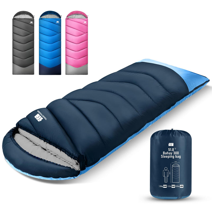 Schlafsack für Erwachsene bei Kälte, Tragbar, Wasserdicht, Leichtgewichtiger Schlafsack für Grosse P