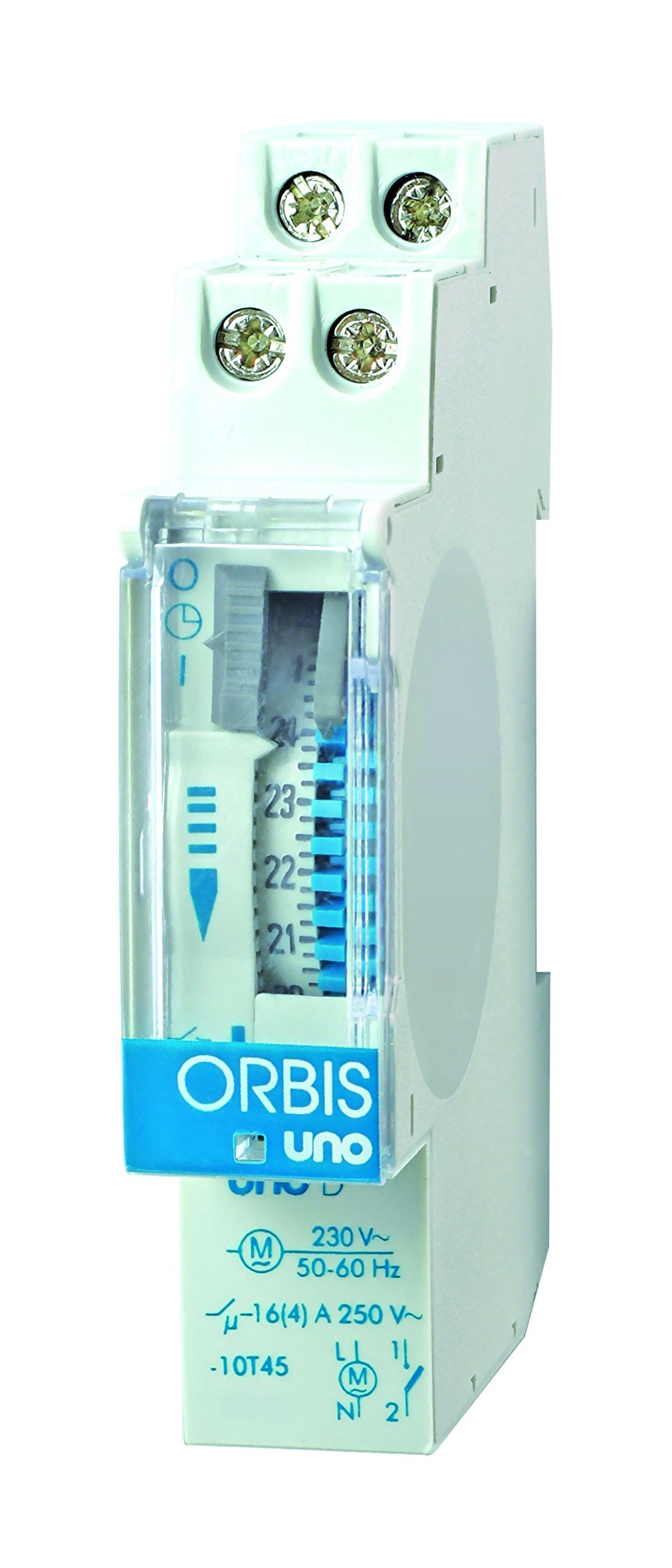 ORBIS Zeitschalttechnik UNO D 230V Hutschienen-Zeitschaltuhr analog 230 V/AC