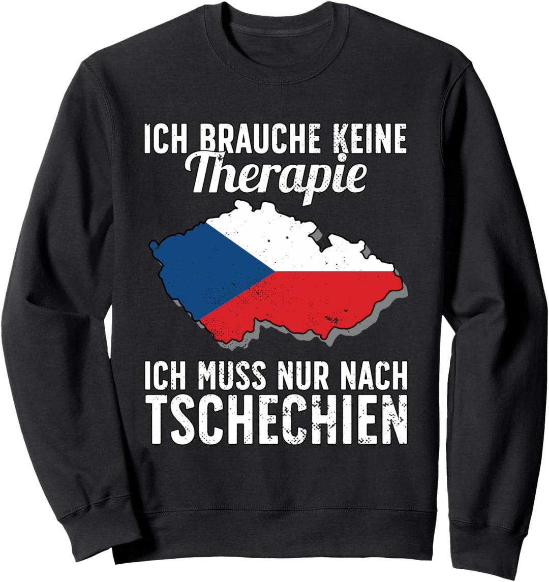 Tschechische Flagge I Tschechien Urlaub I Tschechien Sweatshirt
