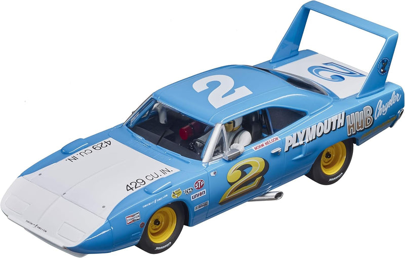 Carrera Digital 132 I Plymouth Superbird No.2 I Auto für Rennbahn | Rennbahnen und lizensierte Slotc