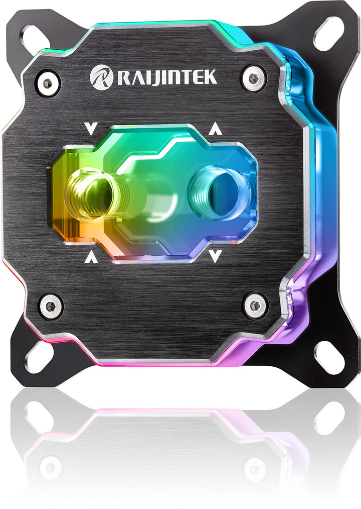 Raijintek Forkis Pro RBW CPU Wasserkühlung Block für Custom Wasserkühlung Set, CPU Kühler RGB Adress