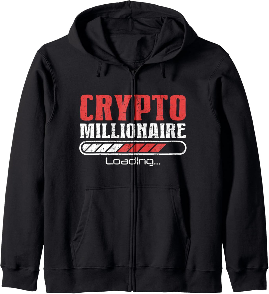 Krypto Millionär Lustig Bitcoin Krypto Kryptowährung Kapuzenjacke