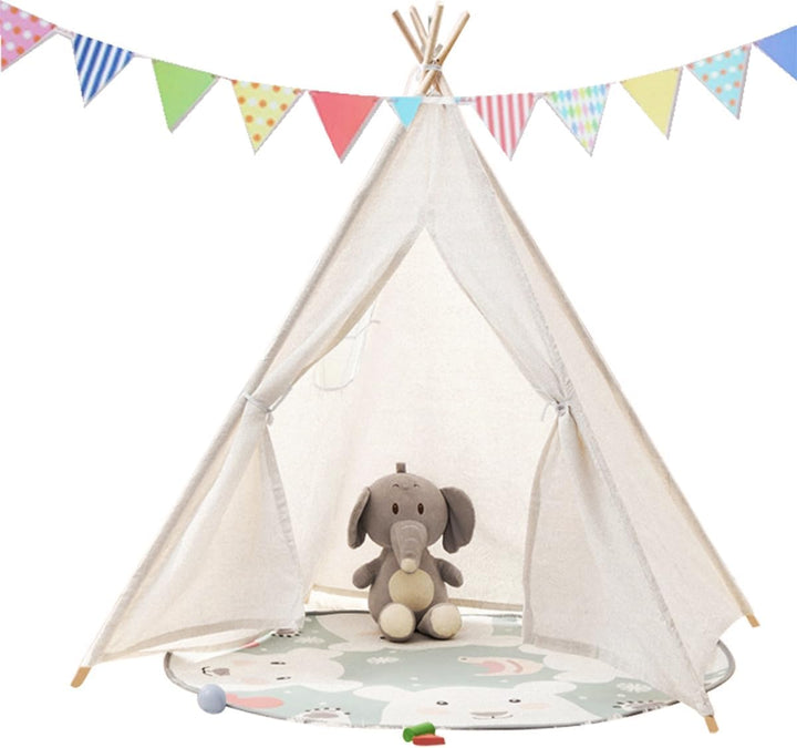 Sleeleece Tipi Zelt für Kinder,Tippi Kinderzelt,Kinderzelt Spielzelt Tipizelt Indoor,Kinderzelte für